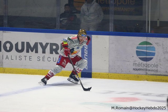 Photo hockey match Rouen - Grenoble  le 24/10/2025