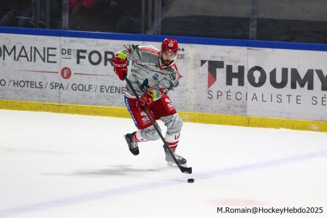 Photo hockey match Rouen - Grenoble  le 24/10/2025