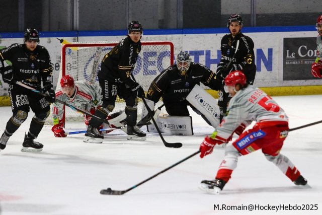 Photo hockey match Rouen - Grenoble  le 24/10/2025