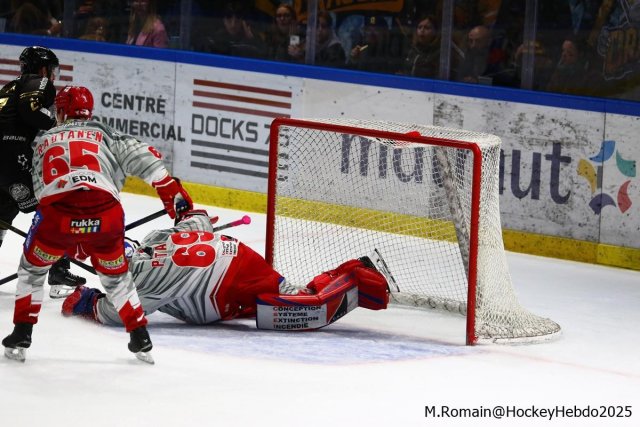 Photo hockey match Rouen - Grenoble  le 24/10/2025