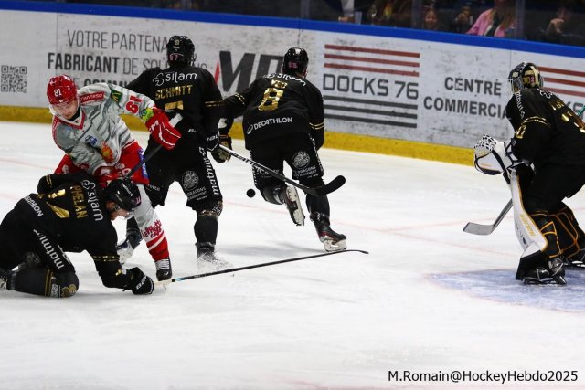 Photo hockey match Rouen - Grenoble  le 24/10/2025