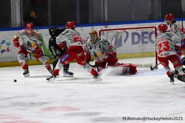Photo hockey match Rouen - Grenoble  le 24/10/2025