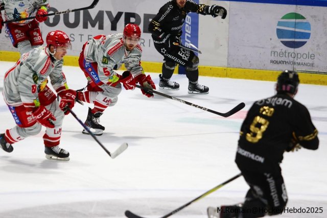 Photo hockey match Rouen - Grenoble  le 24/10/2025