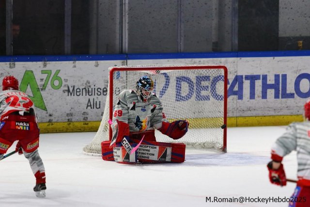 Photo hockey match Rouen - Grenoble  le 24/10/2025
