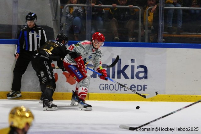 Photo hockey match Rouen - Grenoble  le 24/10/2025