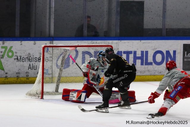 Photo hockey match Rouen - Grenoble  le 24/10/2025