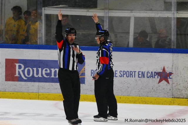 Photo hockey match Rouen - Anglet le 28/10/2025