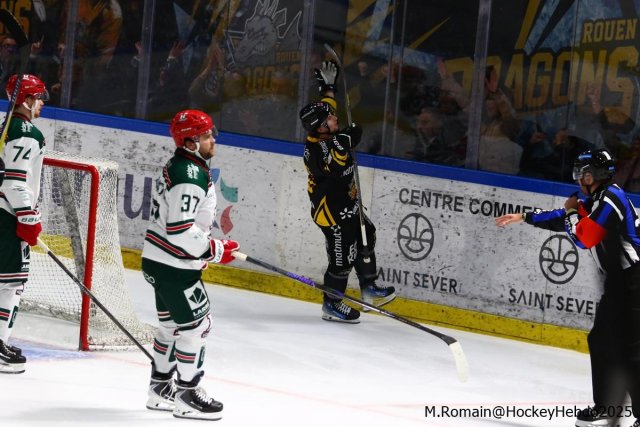 Photo hockey match Rouen - Anglet le 28/10/2025