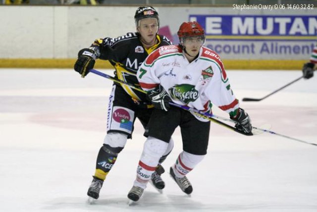 Photo hockey match Rouen - Mont-Blanc le 21/11/2009