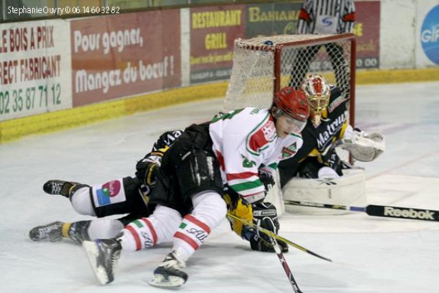 Photo hockey match Rouen - Mont-Blanc le 21/11/2009