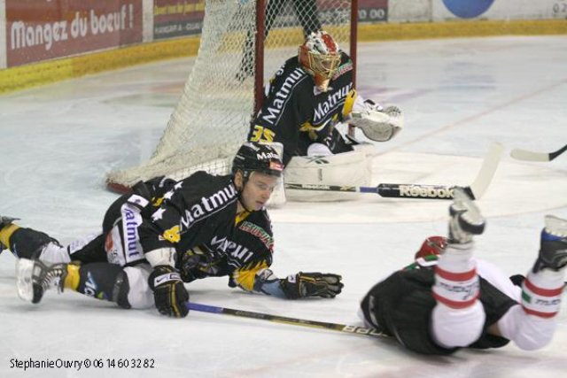 Photo hockey match Rouen - Mont-Blanc le 21/11/2009