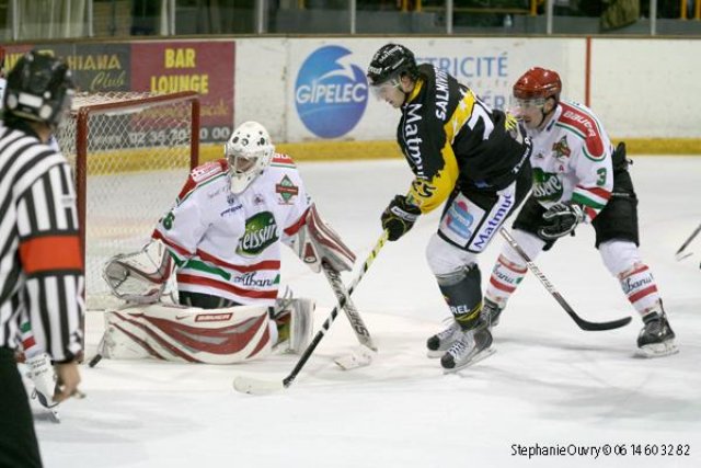 Photo hockey match Rouen - Mont-Blanc le 21/11/2009