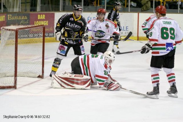 Photo hockey match Rouen - Mont-Blanc le 21/11/2009