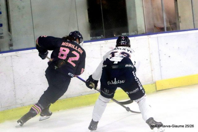 Photo hockey match Nice - Angers  le 30/10/2025