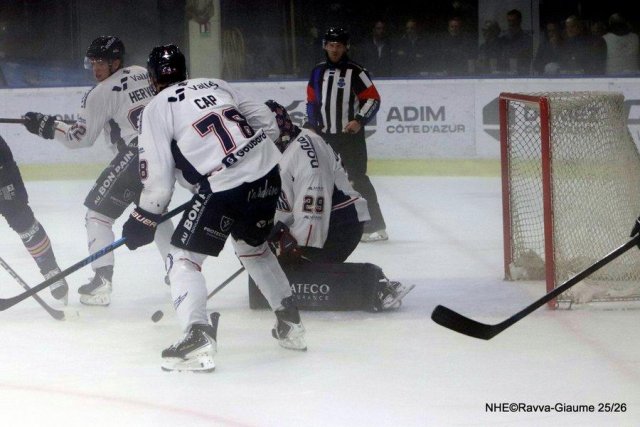 Photo hockey match Nice - Angers  le 30/10/2025