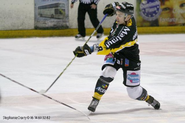 Photo hockey match Rouen - Mont-Blanc le 21/11/2009