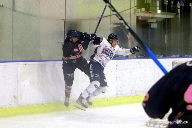 Photo hockey match Nice - Angers  le 30/10/2025
