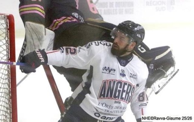 Photo hockey match Nice - Angers  le 30/10/2025