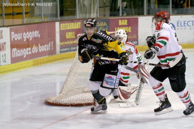 Photo hockey match Rouen - Mont-Blanc le 21/11/2009