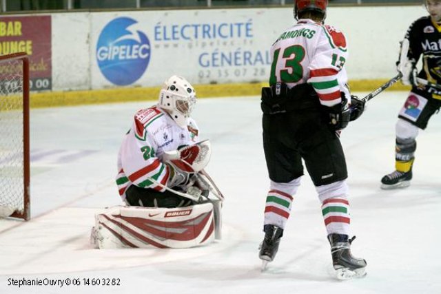 Photo hockey match Rouen - Mont-Blanc le 21/11/2009