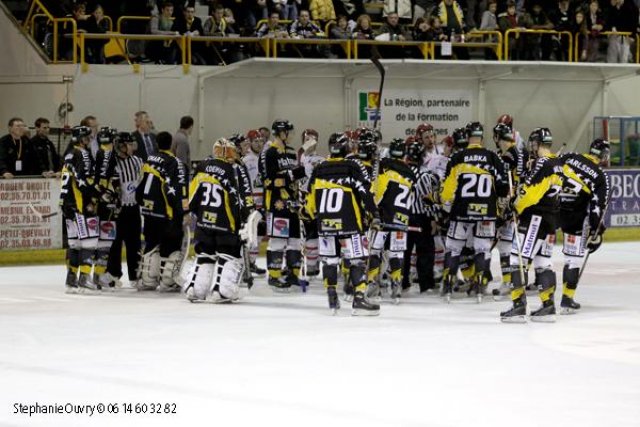 Photo hockey match Rouen - Mont-Blanc le 21/11/2009