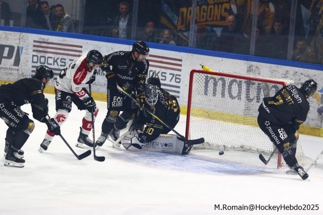 Photo hockey match Rouen - Amiens  le 10/11/2025