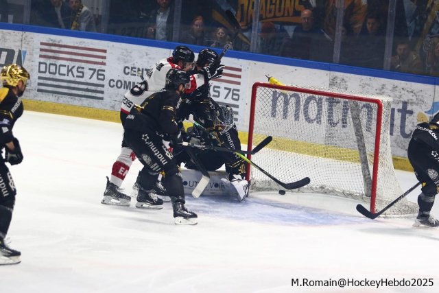 Photo hockey match Rouen - Amiens  le 10/11/2025