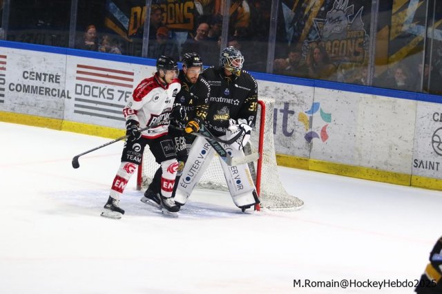 Photo hockey match Rouen - Amiens  le 10/11/2025
