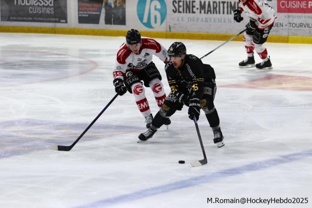 Photo hockey match Rouen - Amiens  le 10/11/2025