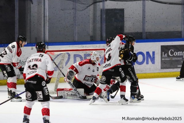 Photo hockey match Rouen - Amiens  le 10/11/2025
