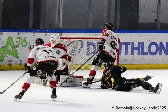 Photo hockey match Rouen - Amiens  le 10/11/2025