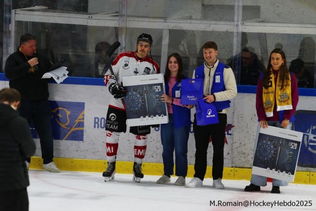 Photo hockey match Rouen - Amiens  le 10/11/2025