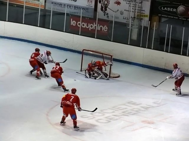 Photo hockey match Valence - Courbevoie  le 21/11/2009