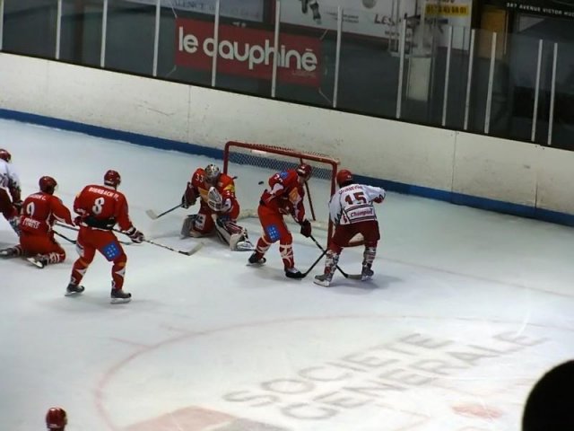 Photo hockey match Valence - Courbevoie  le 21/11/2009