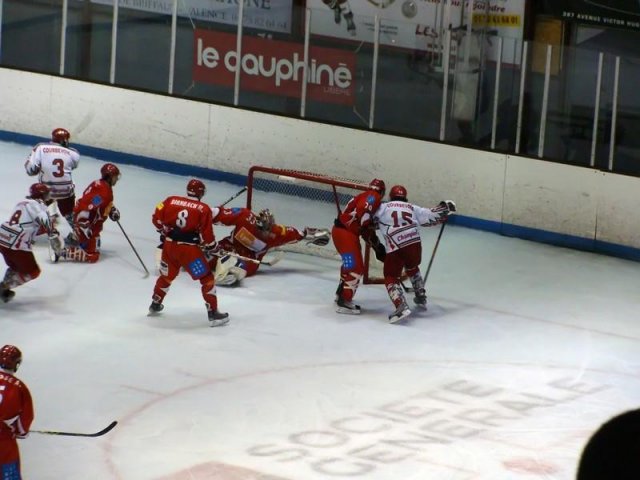 Photo hockey match Valence - Courbevoie  le 21/11/2009
