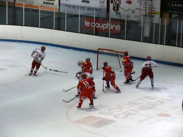 Photo hockey match Valence - Courbevoie  le 21/11/2009