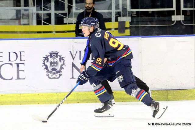 Photo hockey match Nice - Rouen le 14/11/2025