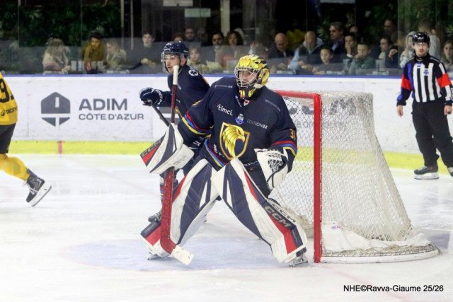 Photo hockey match Nice - Rouen le 14/11/2025