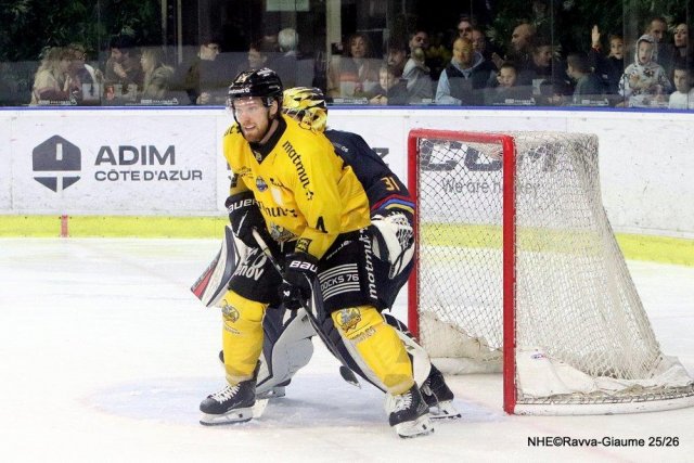 Photo hockey match Nice - Rouen le 14/11/2025