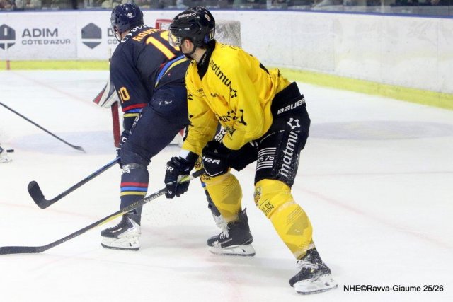 Photo hockey match Nice - Rouen le 14/11/2025