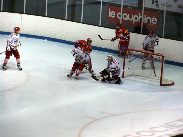Photo hockey match Valence - Courbevoie  le 21/11/2009