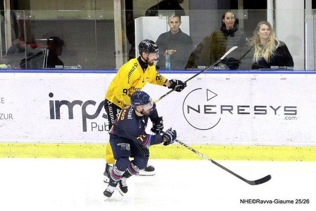 Photo hockey match Nice - Rouen le 14/11/2025