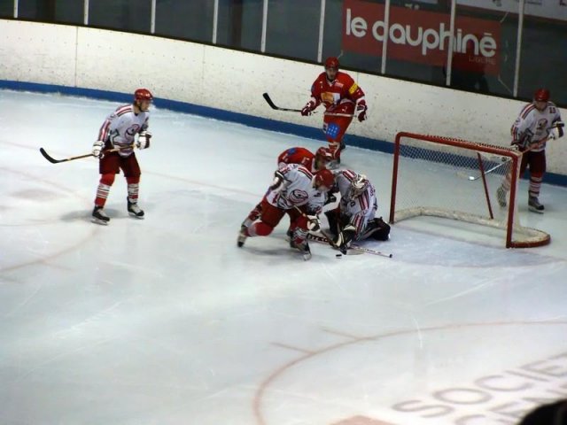 Photo hockey match Valence - Courbevoie  le 21/11/2009