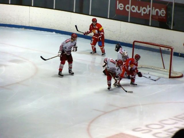 Photo hockey match Valence - Courbevoie  le 21/11/2009