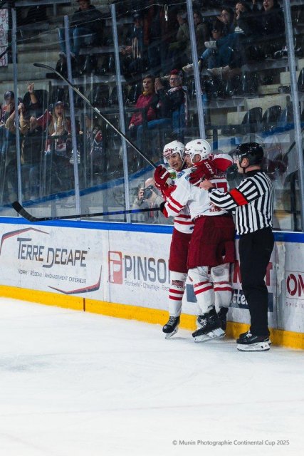 Photo hockey match Cortina d'Ampezzo - ACS Gyergyói HK  le 14/11/2025