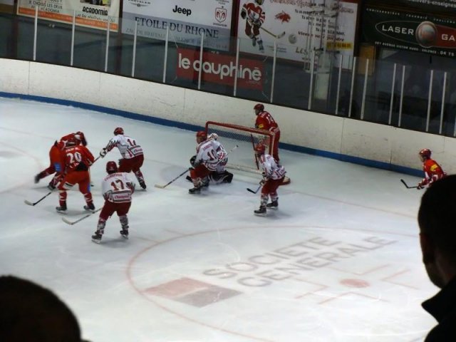 Photo hockey match Valence - Courbevoie  le 21/11/2009