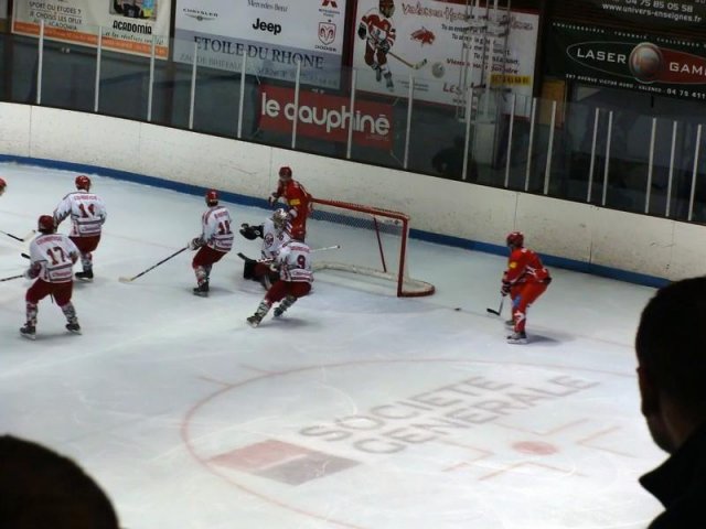 Photo hockey match Valence - Courbevoie  le 21/11/2009
