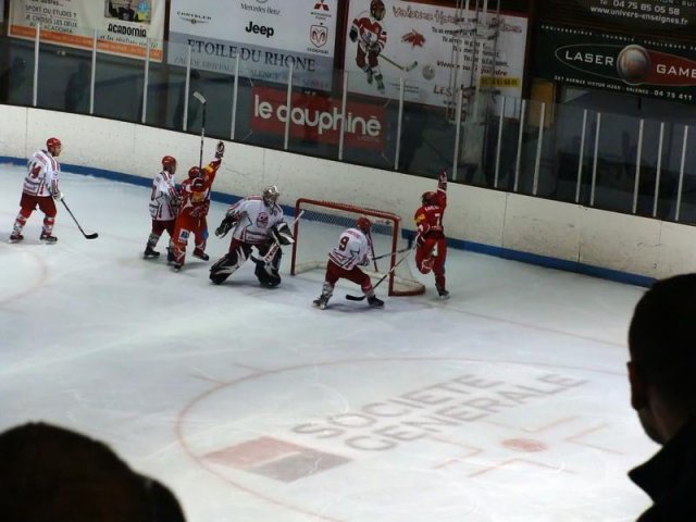 Photo hockey match Valence - Courbevoie  le 21/11/2009