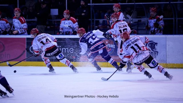 Photo hockey match Lyon - Cholet  le 15/11/2025