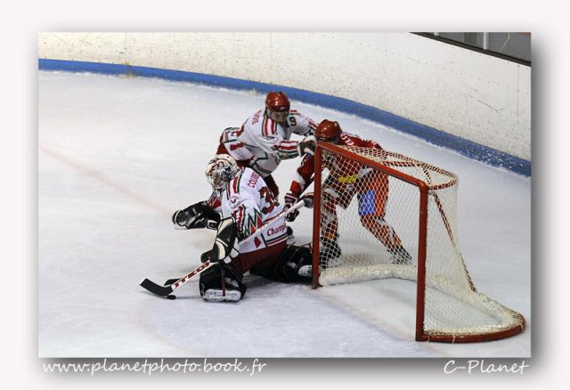 Photo hockey match Valence - Courbevoie  le 21/11/2009
